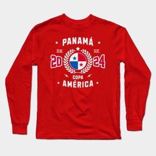 Panamá Fútbol Copa America 2024 Fan Long Sleeve T-Shirt